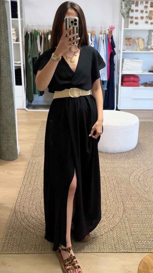 Robe longue SERENA noire