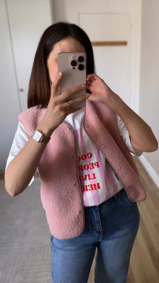 Gilet ANNETTE rose