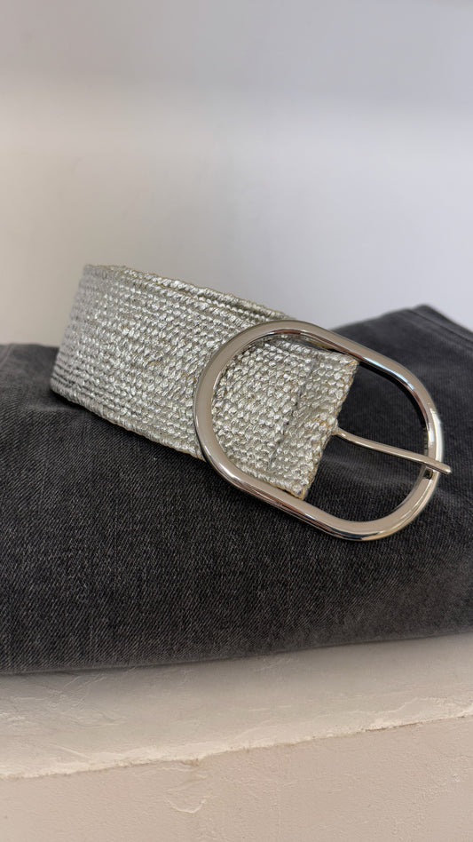 Ceinture LAYA argentée