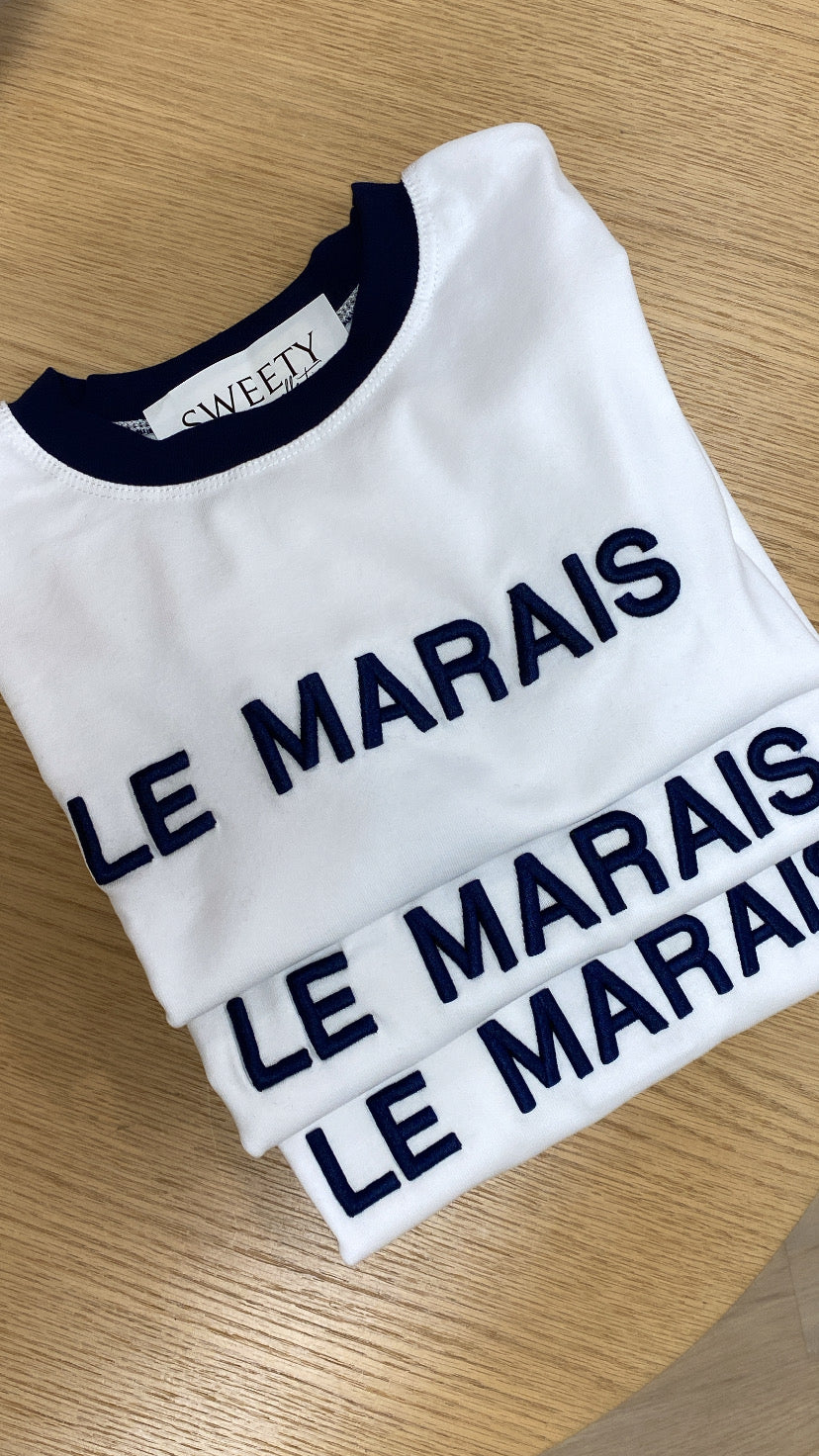 T-shirt LE MARAIS blanc