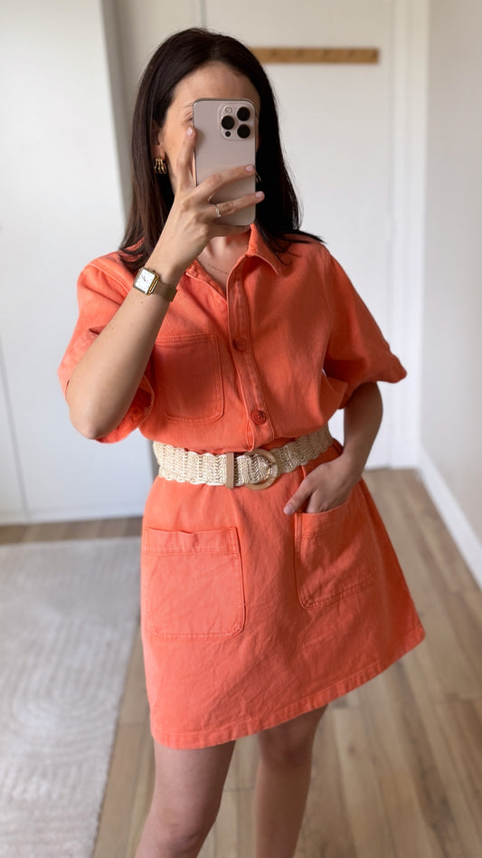 Robe HÉLOÏSE orange