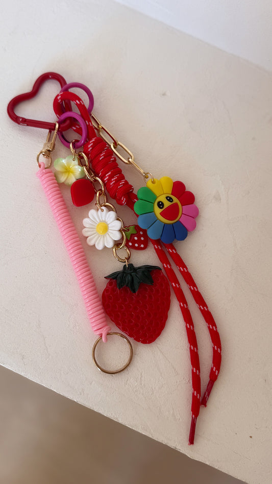 Porte clés FRAISE