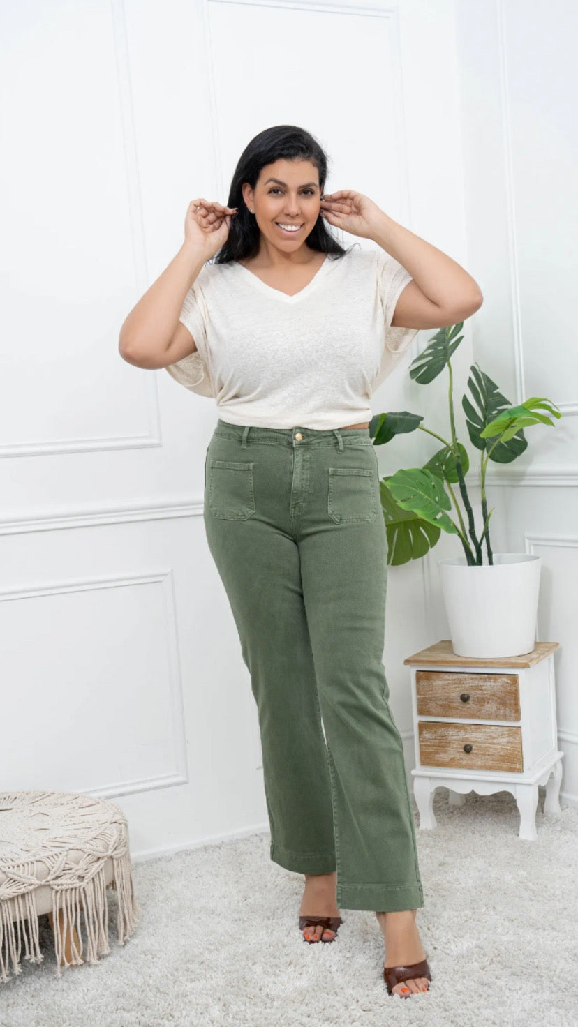 Pantalon LEON vert