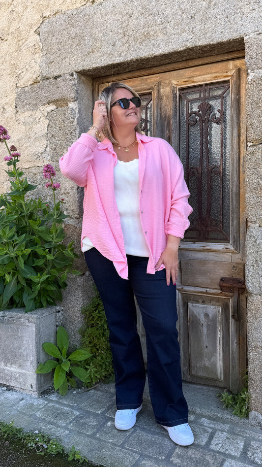 Chemise ROMA rose