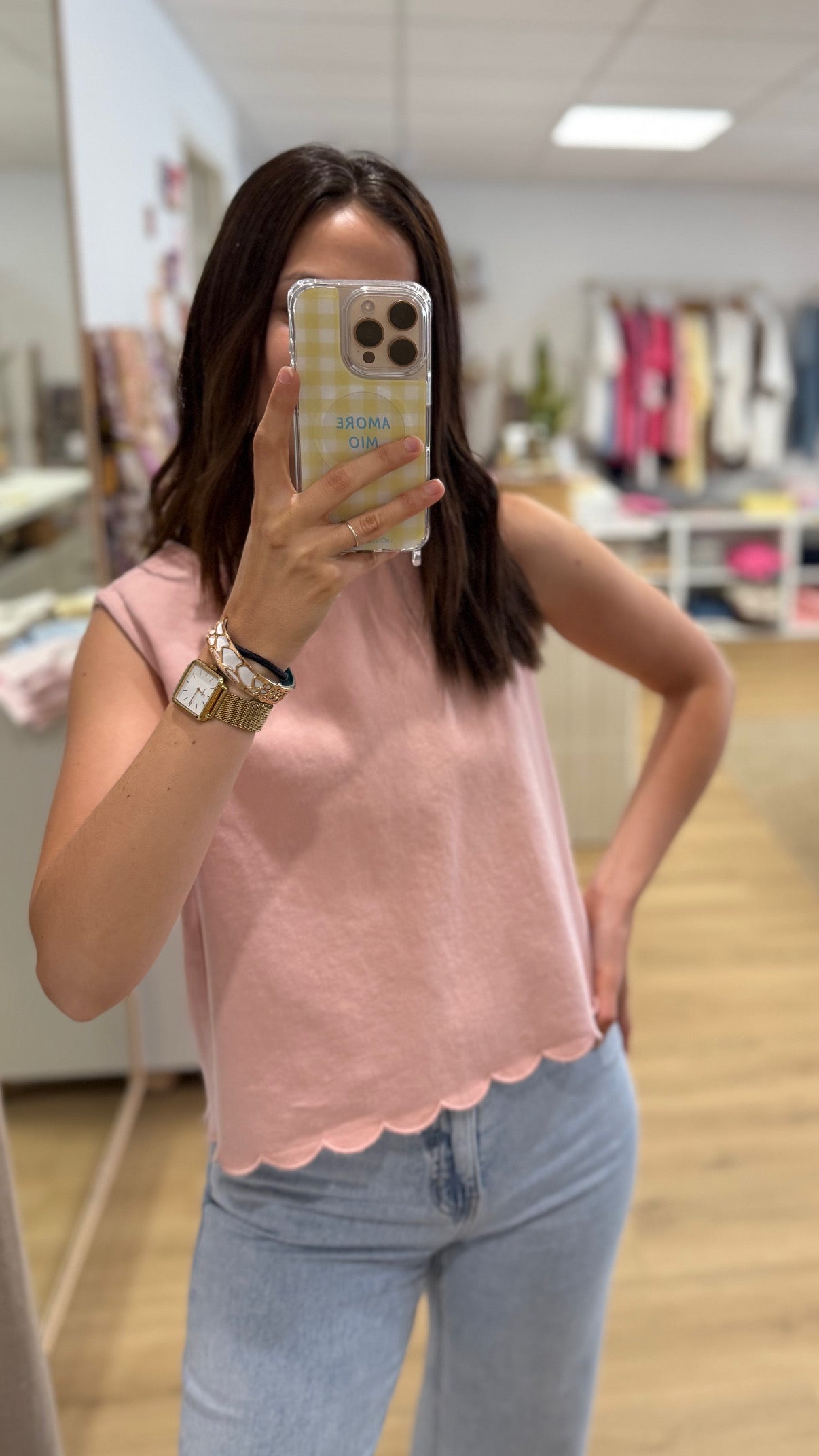 Blouse ADÈLE rose