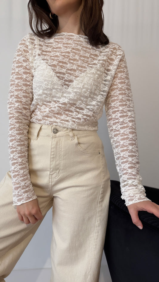 Top dentelle HELLA