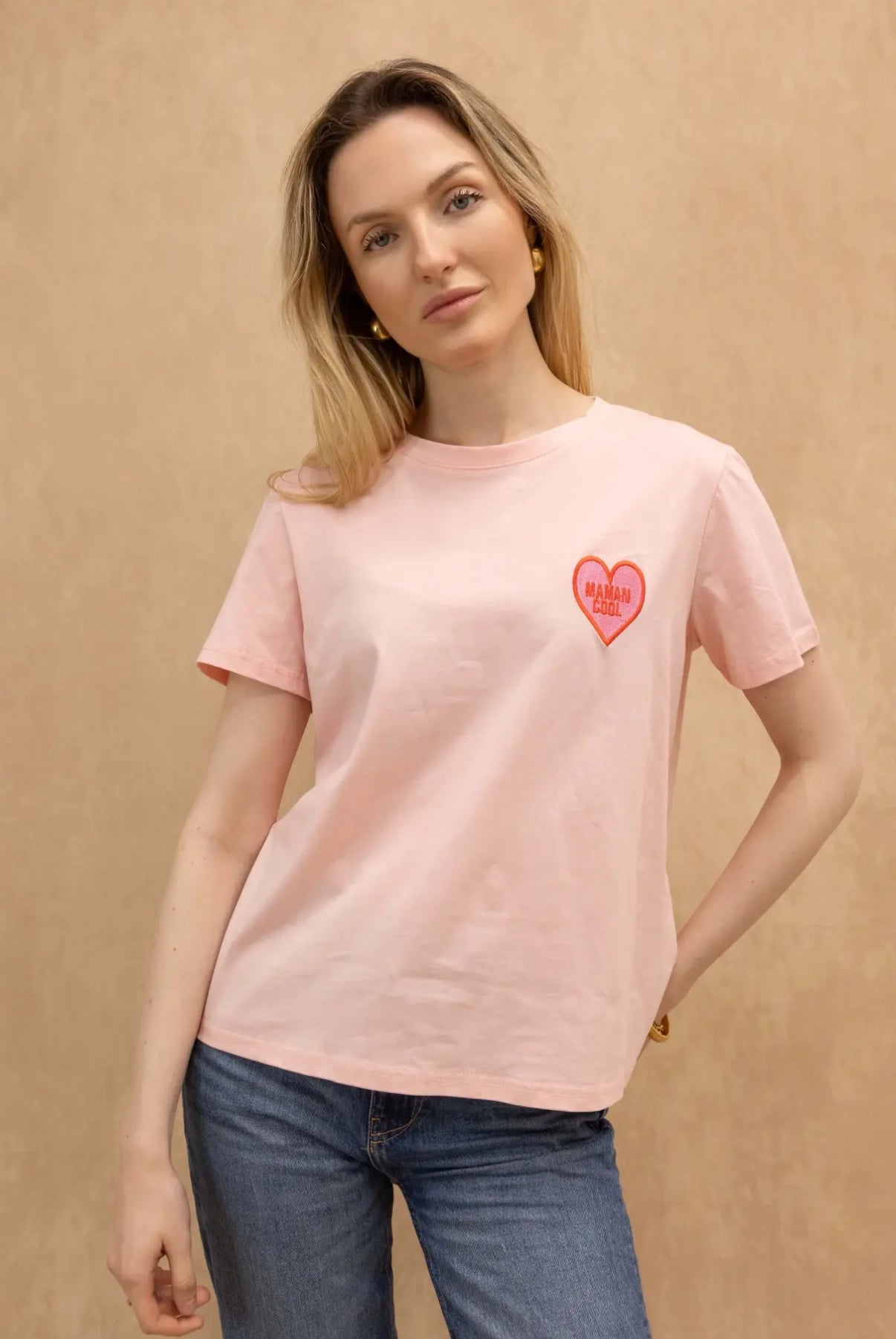 T-shirt MAMAN COOL blanc