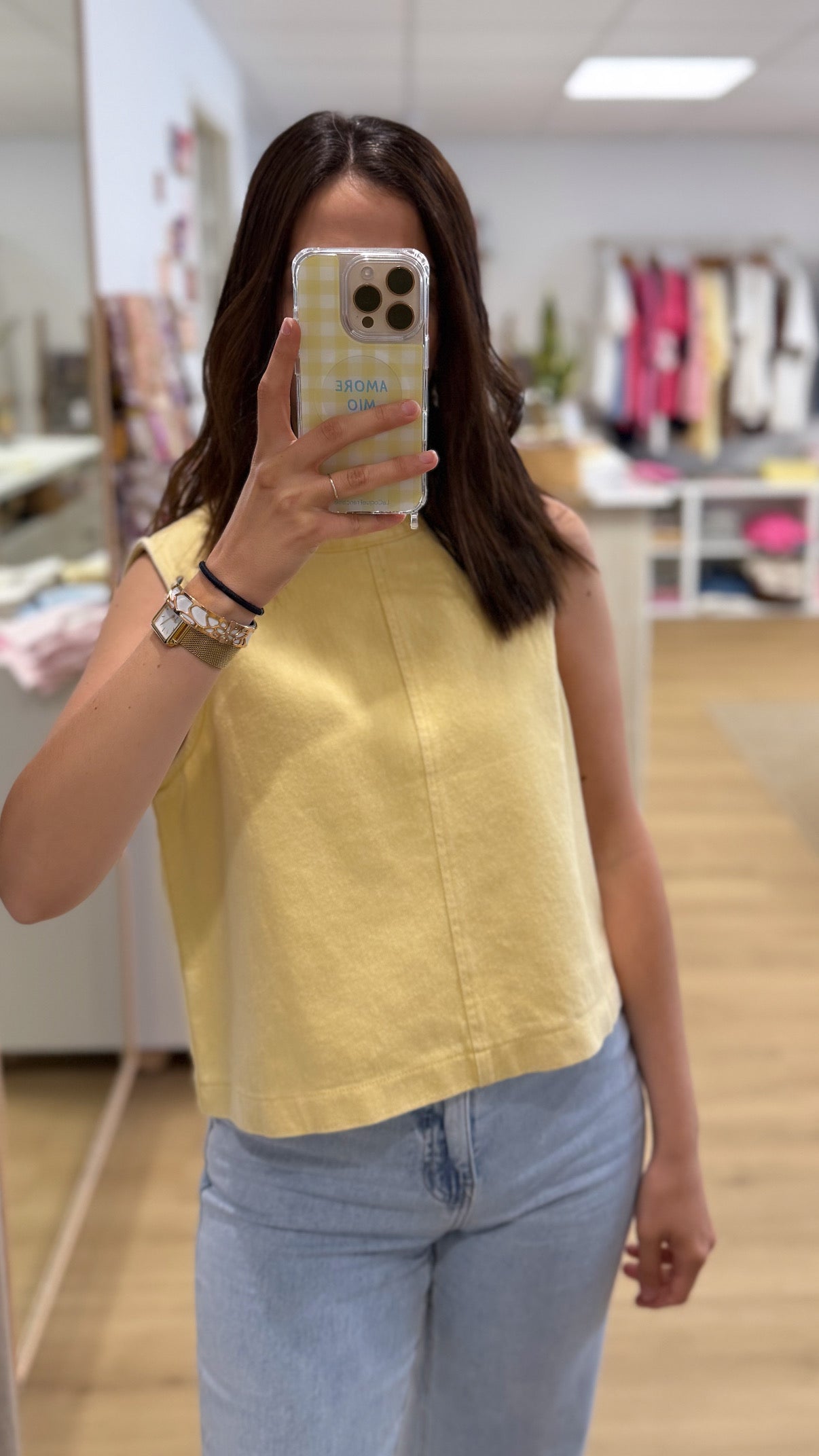 Blouse RACHELLE jaune