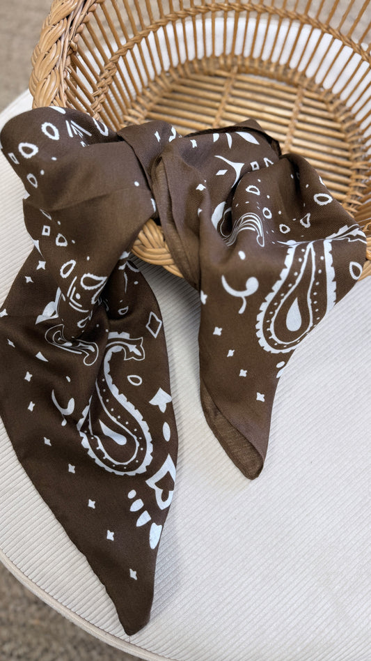 Foulard AVA marron