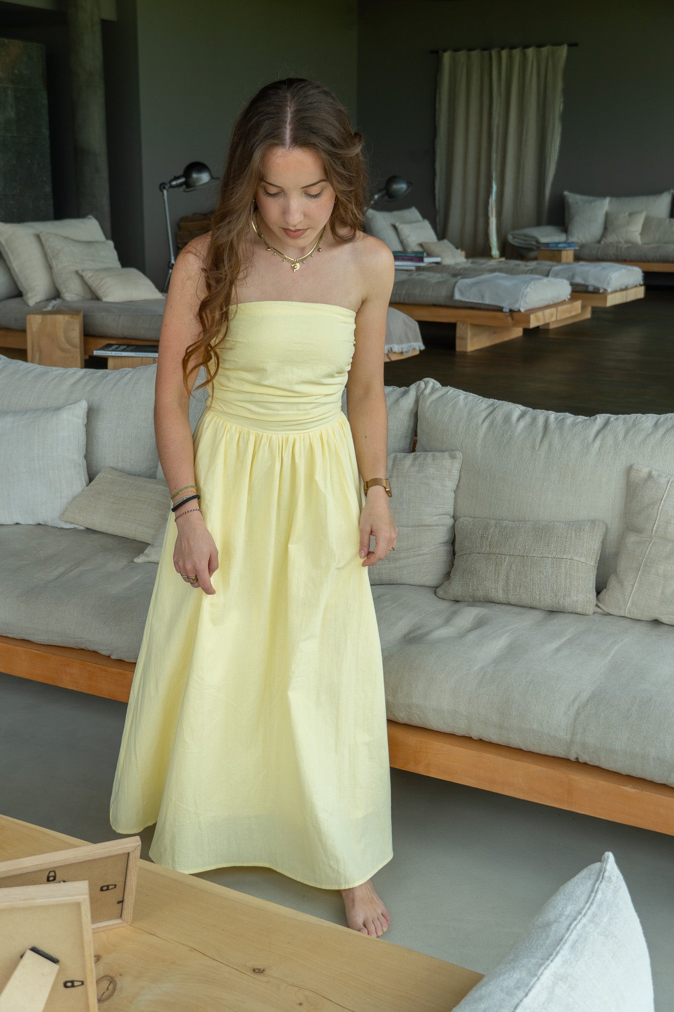 Robe AUDREY jaune