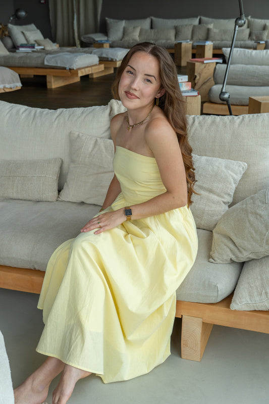 Robe AUDREY jaune