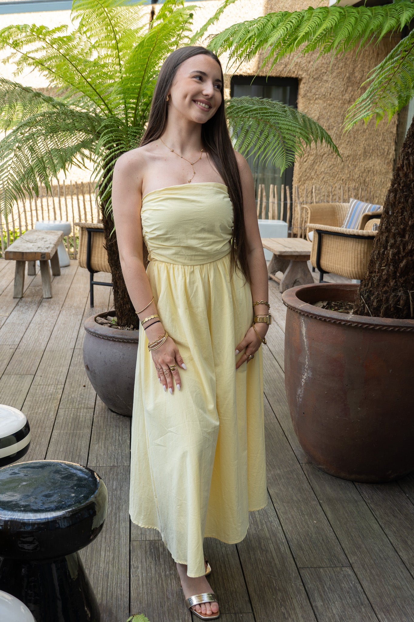 Robe AUDREY jaune