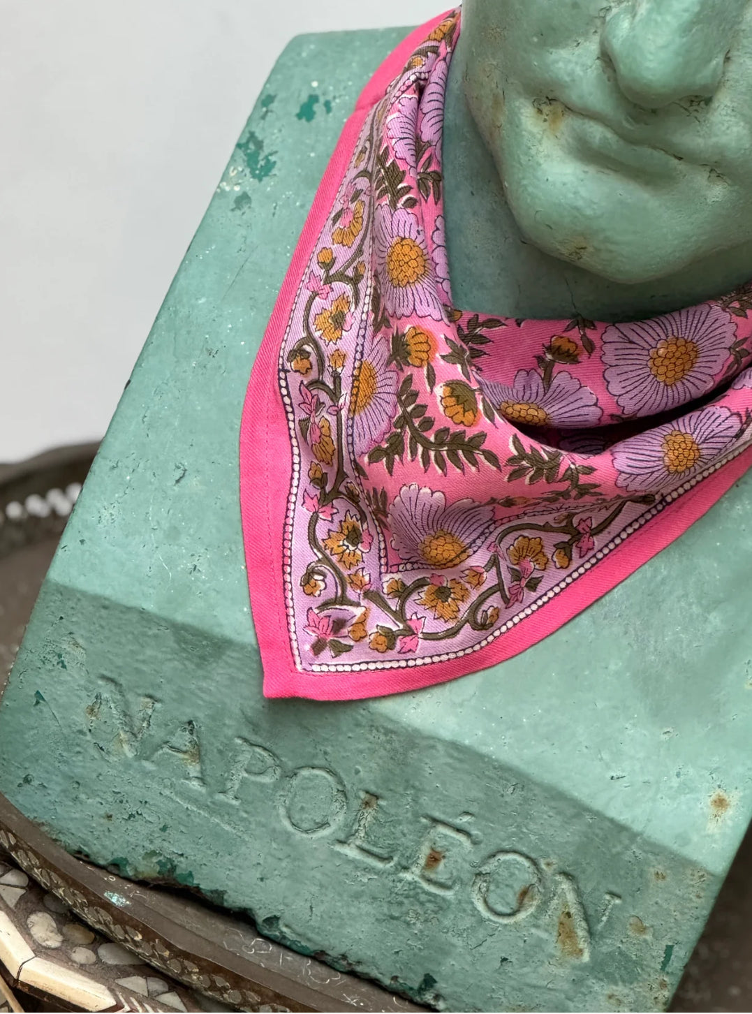 Petit Foulard ravenne rose