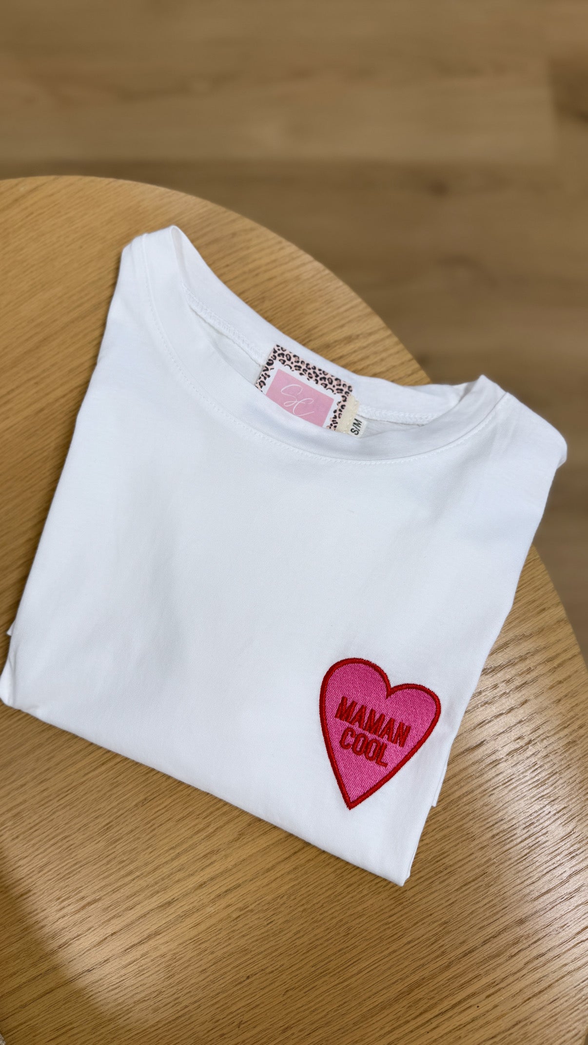 T-shirt MAMAN COOL blanc