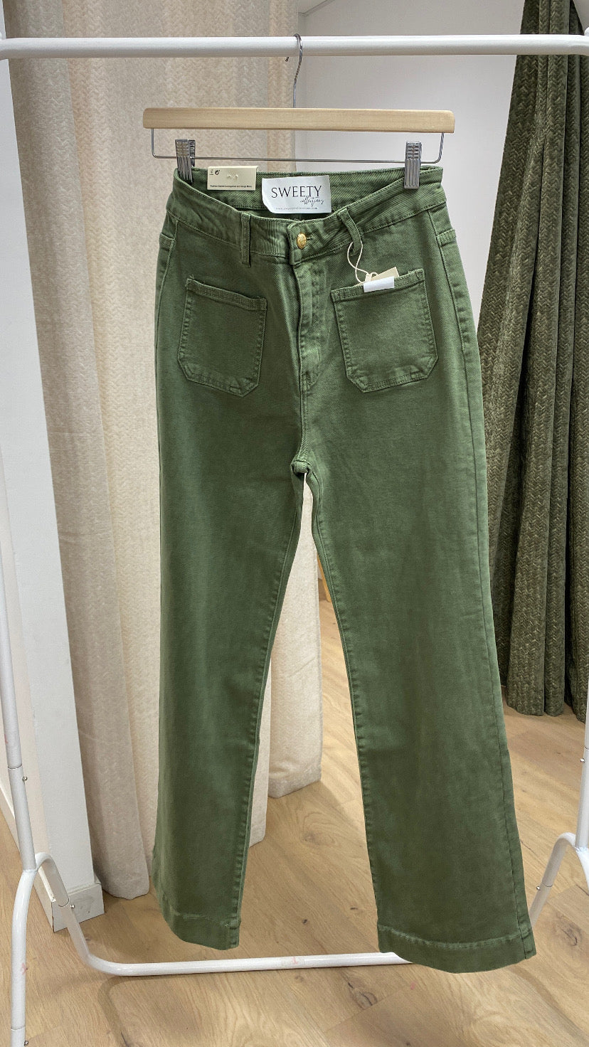 Pantalon LEON vert