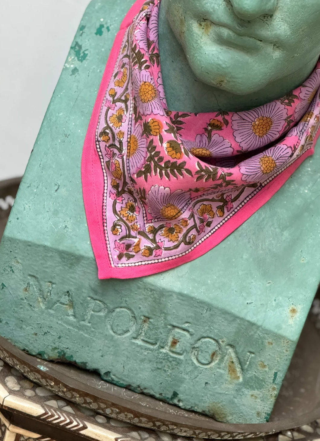 Petit Foulard ravenne rose