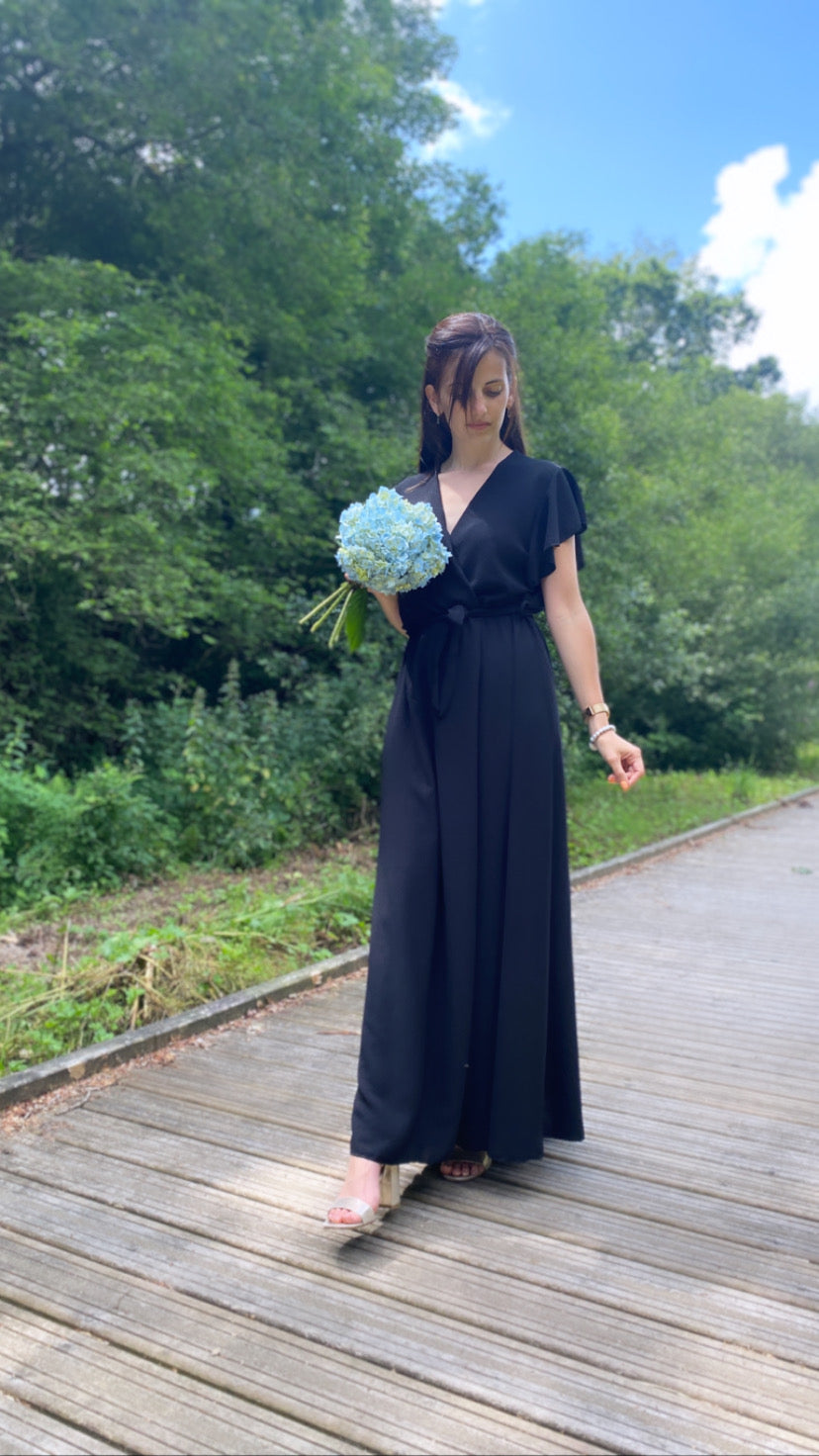 Robe longue SERENA noire