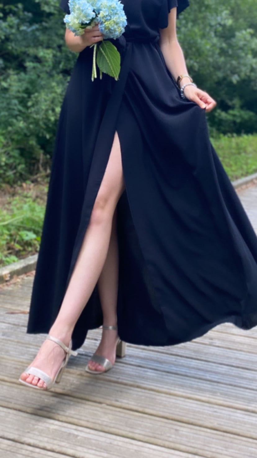 Robe longue SERENA noire